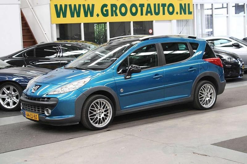 Blauw Gebruikt 2008 Peugeot 207 Outdoor Outdoor Stationwagen | € 1.244 (Super prijs) - Afbeelding 1/4