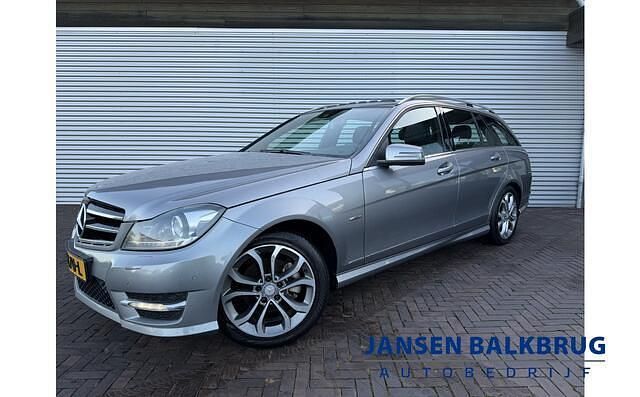 Grijs Gebruikt 2014 Mercedes C180 Avantgarde Edition Stationwagen | € 4.200 - Afbeelding 1/4