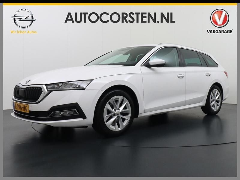 Wit Gebruikt 2021 Skoda Octavia Business Line Stationwagen | € 17.895 (Goede deal) - Afbeelding 1/4