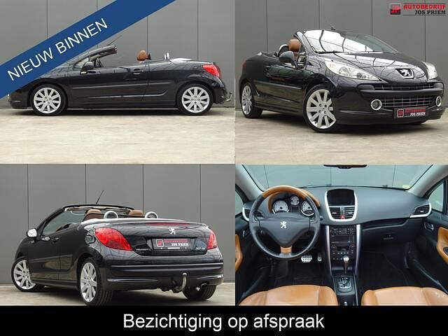 Zwart Gebruikt 2007 Peugeot 207 CC Cabriolet | € 4.900 (Eerlijke prijs) - Afbeelding 1/4
