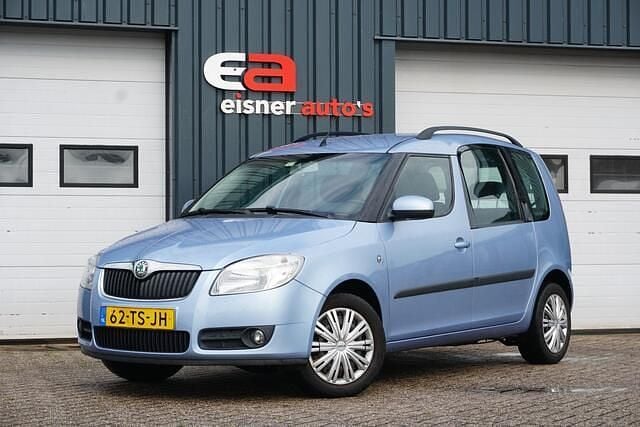 Blauw Gebruikt 2007 Skoda Roomster Style Stationwagen | € 2.949 (Goede deal) - Afbeelding 1/4