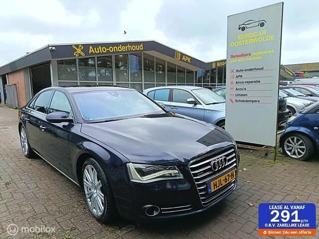 Blauw Gebruikt 2010 Audi A8 Proline Sedan | € 17.999 - Afbeelding 1/4