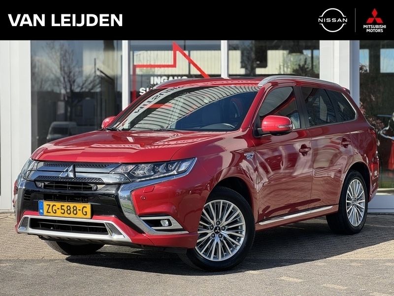 Oriënt rec (rood metallic) Gebruikt 2019 Mitsubishi Outlander P-HEV Instyle SUV | € 23.950 (Eerlijke prijs) - Afbeelding 1/4