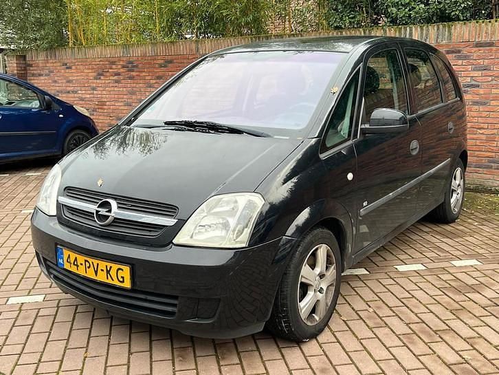 Zwart Occasion 2004 Opel Meriva MPV | € 1.095 (Goede deal) - Afbeelding 1/4