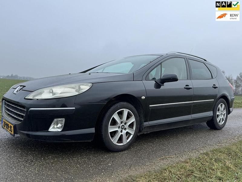 Zwart Occasion 2005 Peugeot 407 Stationwagen | € 1.350 (Eerlijke prijs) - Afbeelding 1/4