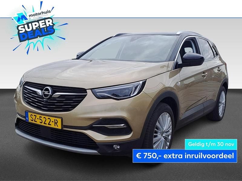 Bruin Gebruikt 2018 Opel Grandland X Innovation SUV | € 16.965 (Eerlijke prijs) - Afbeelding 1/4