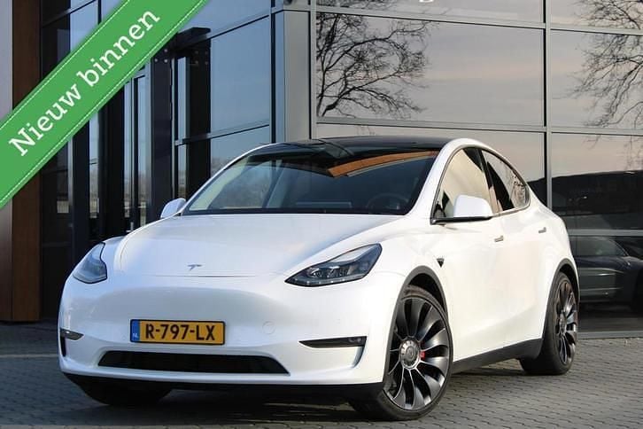 Wit Occasion 2022 Tesla Model Y Performance SUV | € 35.950 (Super prijs) - Afbeelding 1/4