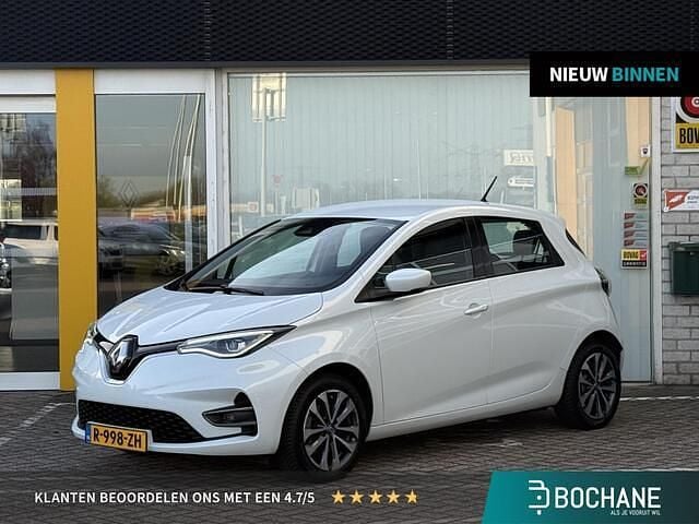 Blanc nacre Occasion 2020 Renault Zoe Intens Hatchback | € 11.750 (Eerlijke prijs) - Afbeelding 1/4