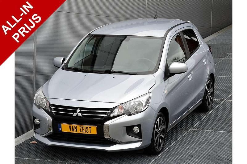 Zilver Gebruikt 2021 Mitsubishi Space Star Hatchback | € 14.950 (Eerlijke prijs) - Afbeelding 1/3
