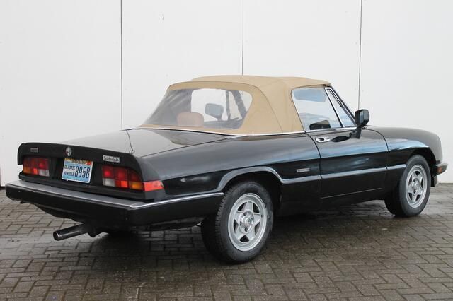 Occasion Alfa Romeo Spider 128 PK (94 kW) 1987 Zwart Cabriolet