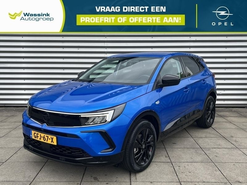 Blauw metallic Gebruikt 2023 Opel Grandland X SUV | € 28.900 (Eerlijke prijs) - Afbeelding 1/4
