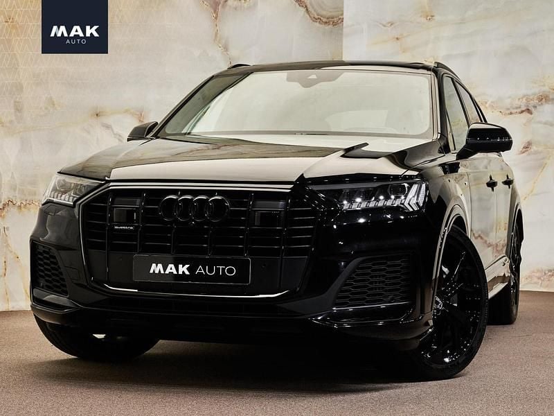 Zwart Gebruikt 2022 Audi Q7 Proline SUV | € 64.900 (Iets duurder) - Afbeelding 1/4