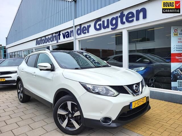 Wit Gebruikt 2015 Nissan Qashqai Tekna SUV | € 15.950 (Iets duurder) - Afbeelding 1/4