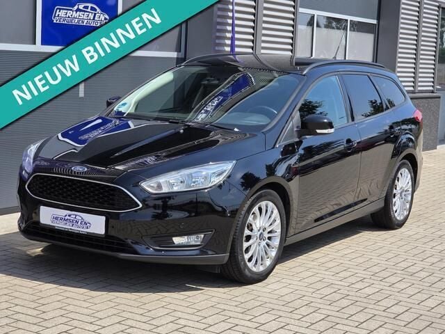 Zwart Gebruikt 2016 Ford Focus Trend Stationwagen | € 11.250 (Eerlijke prijs) - Afbeelding 1/4