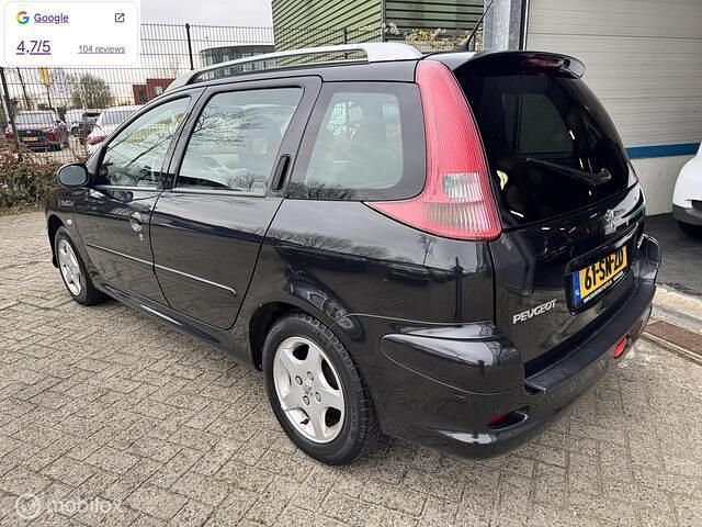 Occasion Peugeot 206 75 PK (55 kW) 2006 Zwart (metallic) Stationwagen