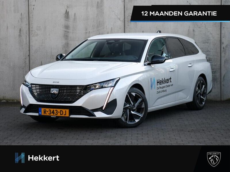 Wit, metallic lak Gebruikt 2023 Peugeot 308 Allure Stationwagen | € 22.995 (Eerlijke prijs) - Afbeelding 1/4