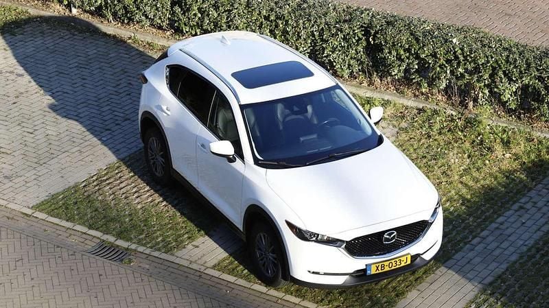 Wit (parellak) Occasion 2018 Mazda CX-5 SUV | € 21.999 (Super prijs) - Afbeelding 1/4