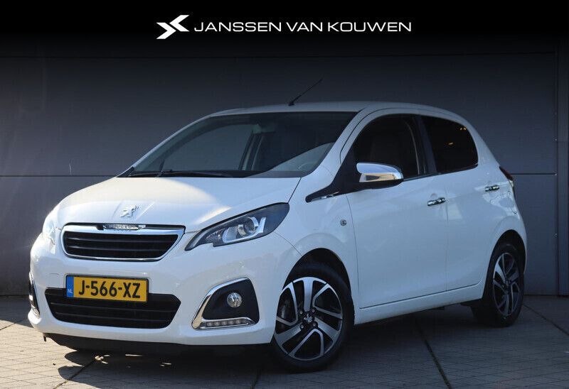 Wit Gebruikt 2020 Peugeot 108 Allure Hatchback | € 9.890 (Eerlijke prijs) - Afbeelding 1/4