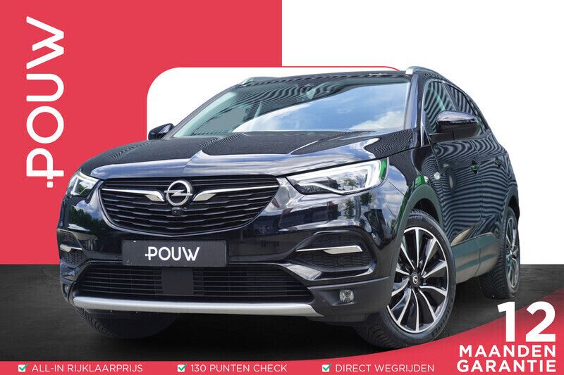 Zwart Gebruikt 2021 Opel Grandland X Ultimate SUV | € 21.900 (Goede deal) - Afbeelding 1/4