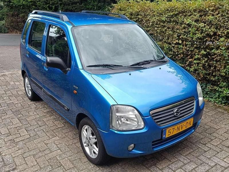 Blauw Gebruikt 2004 Suzuki Wagon R+ Limited Stationwagen | € 1.295 (Eerlijke prijs) - Afbeelding 1/4