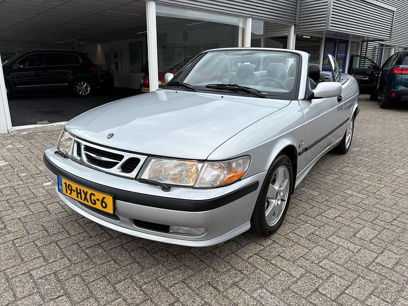 Grijs Gebruikt 2002 Saab 9-3 Cabriolet Aero Cabriolet | € 4.950 (Eerlijke prijs) - Afbeelding 1/4