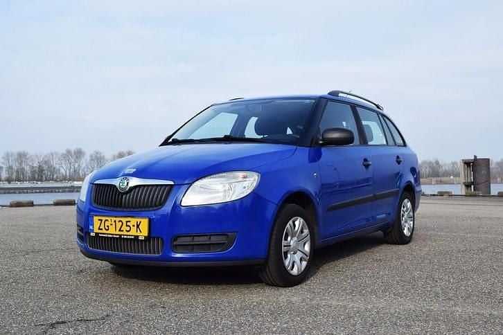 Occasion Skoda Fabia 69 PK (50 kW) 2009 Blauw Stationwagen