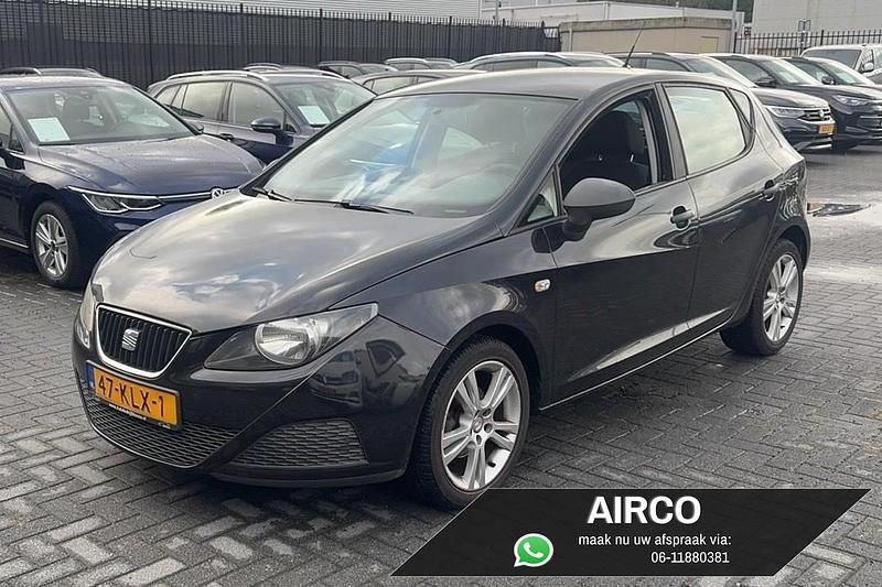 Zwart Gebruikt 2010 Seat Ibiza Hatchback | € 5.995 (Duur) - Afbeelding 1/4