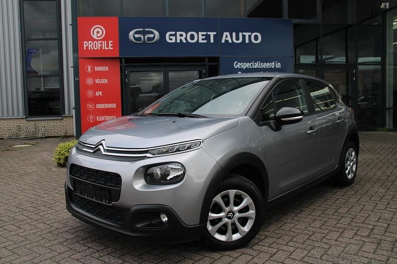 Grijs Occasion 2020 Citroën C3 Feel Hatchback | € 13.650 (Eerlijke prijs) - Afbeelding 1/4