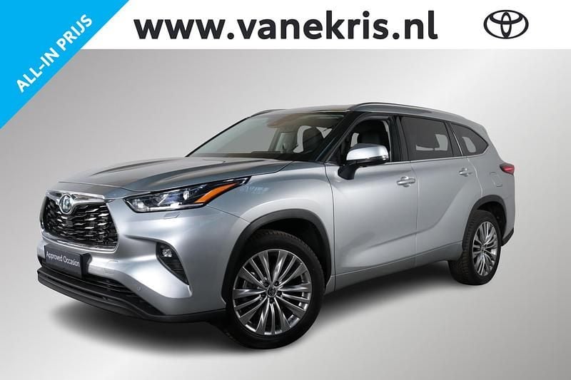 Zilver Gebruikt 2023 Toyota Highlander Executive SUV | € 66.950 (Eerlijke prijs) - Afbeelding 1/4