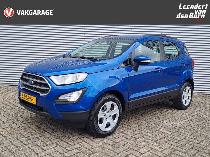 Blauw metallic Gebruikt 2018 Ford Ecosport Trend SUV | € 12.495 (Eerlijke prijs) - Afbeelding 1/4