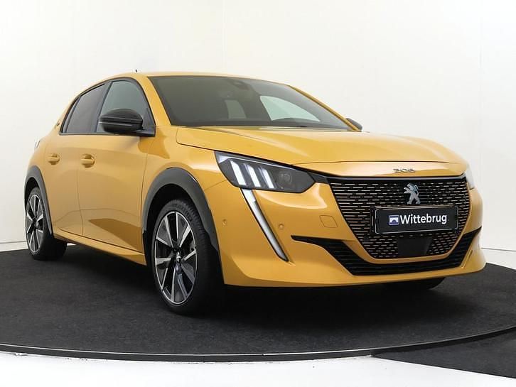 Occasion Peugeot e-208 GTi 100 kW (136 PK) 2021 Geel Hatchback