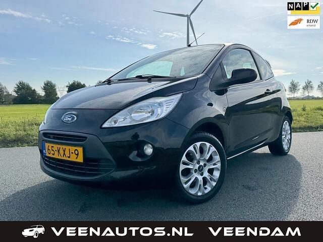 Zwart Gebruikt 2010 Ford Ka Titanium Hatchback | € 3.995 (Eerlijke prijs) - Afbeelding 1/4
