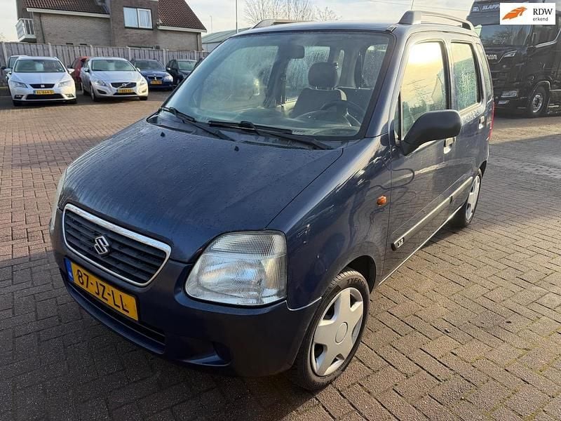 Blauw Occasion 2002 Suzuki Wagon R+ GL Stationwagen | € 1.145 (Eerlijke prijs) - Afbeelding 1/4