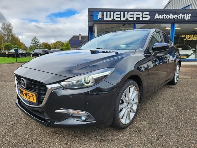 Zwart Gebruikt 2018 Mazda 3 Hatchback | € 17.400 (Eerlijke prijs) - Afbeelding 1/4