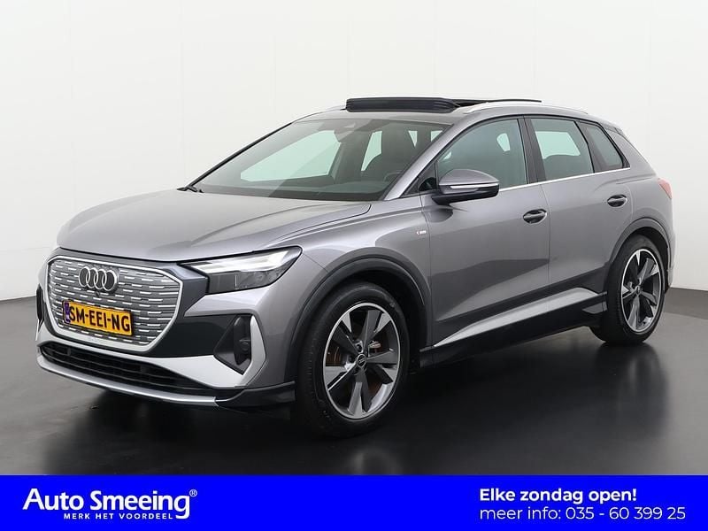 Grijs Gebruikt 2022 Audi Q4 e-tron S-Line SUV | € 34.690 (Iets duurder) - Afbeelding 1/4
