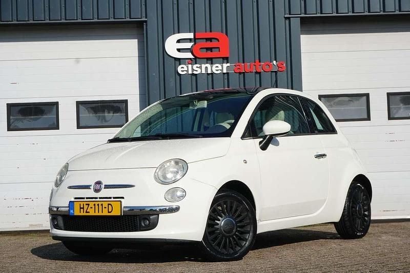 Wit Gebruikt 2008 Fiat 500 Lounge Hatchback | € 3.449 (Goede deal) - Afbeelding 1/4