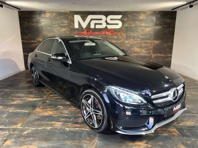 Occasion Mercedes C180 AMG 116 PK (85 kW) 2018 Zwart Sedan
