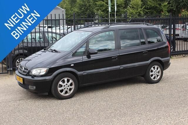 Zwart Gebruikt 2003 Opel Zafira Elegance MPV | € 850 (Super prijs) - Afbeelding 1/4