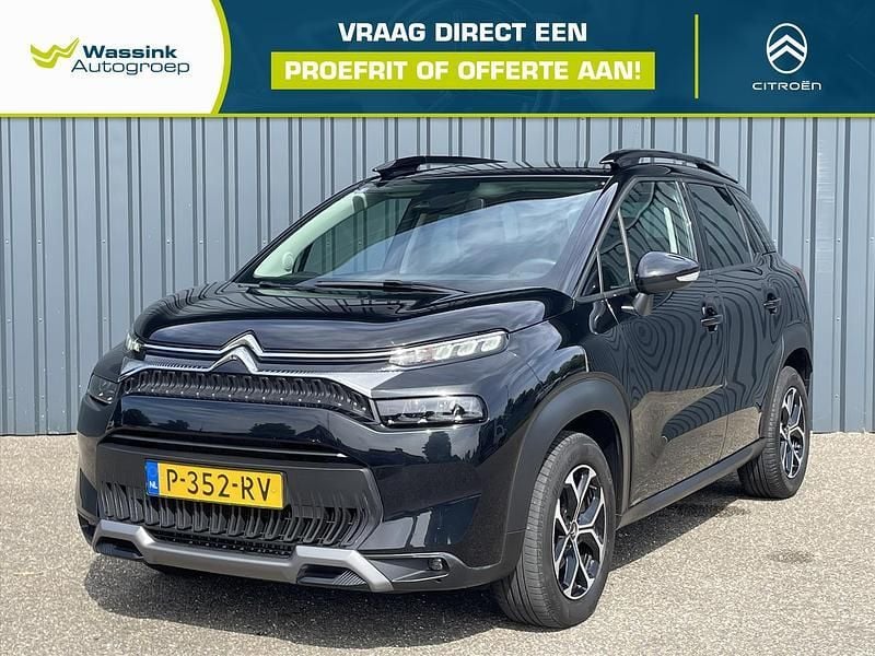 Zwart Gebruikt 2022 Citroën C3 Aircross Shine SUV | € 21.885 (Eerlijke prijs) - Afbeelding 1/4