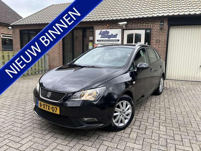 Zwart Gebruikt 2014 Seat Ibiza ST Style Stationwagen | € 5.950 (Eerlijke prijs) - Afbeelding 1/4