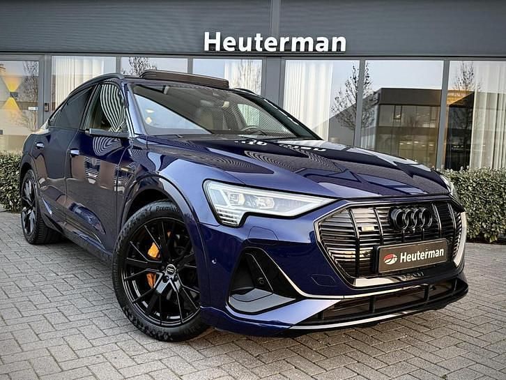 Occasion Audi e-tron Sportback Black Edition 300 kW (409 PK) 2020 Blauw (metallic) SUV