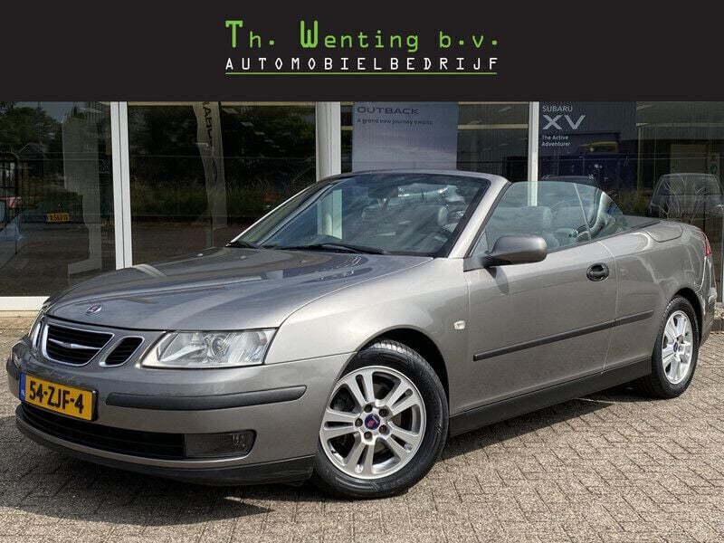 Grijs Gebruikt 2005 Saab 9-3 Cabriolet Vector Cabriolet | € 11.895 (Eerlijke prijs) - Afbeelding 1/4