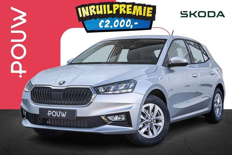 Zilver, metallic lak Nieuw 2025 Skoda Fabia Selection Hatchback | € 25.650 (Goede deal) - Afbeelding 1/4