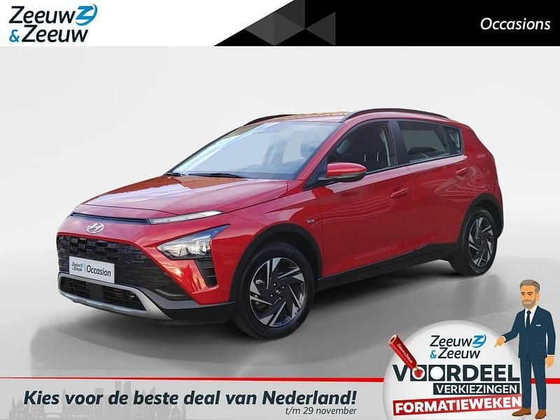 Dragon red pearl (wr7) Gebruikt 2023 Hyundai Bayon Comfort SUV | € 19.950 (Eerlijke prijs) - Afbeelding 1/4
