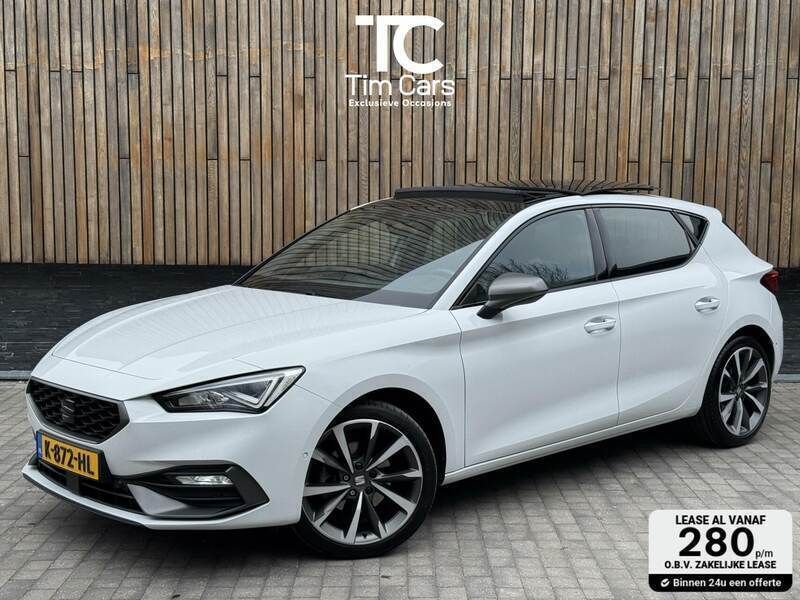 Wit Gebruikt 2021 Seat Leon FR Hatchback | € 20.950 (Eerlijke prijs) - Afbeelding 1/4
