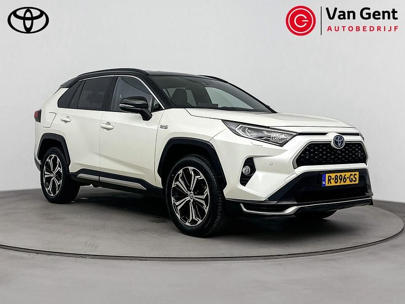 Wit Gebruikt 2021 Toyota RAV4 Hybrid SUV | € 41.499 (Iets duurder) - Afbeelding 1/4