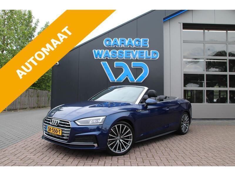 Blauw Gebruikt 2018 Audi A5 Cabriolet S-Line Cabriolet | € 29.495 (Iets duurder) - Afbeelding 1/4