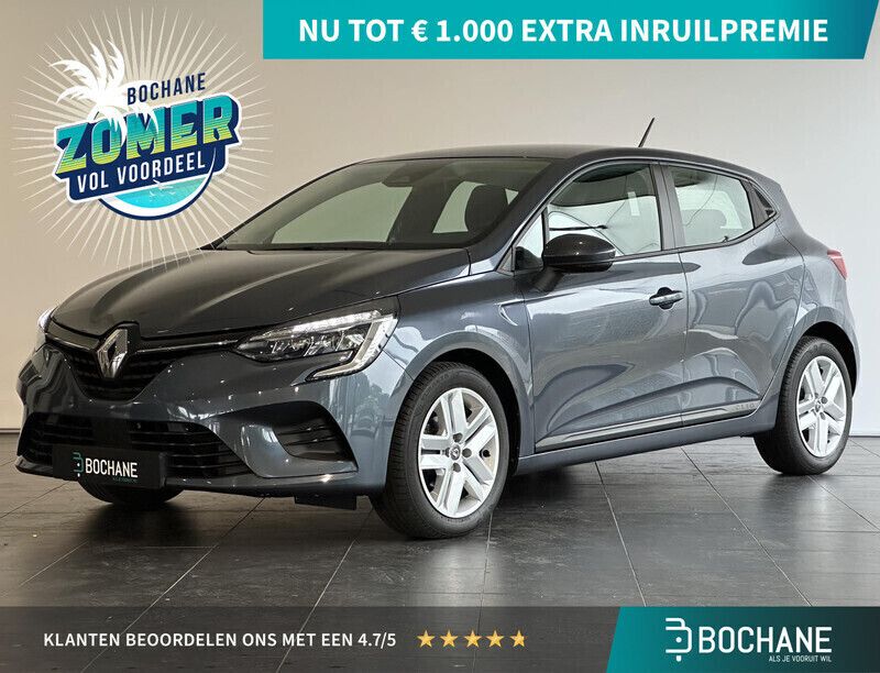 Grijs Gebruikt 2022 Renault Clio V Zen Hatchback | € 14.945 (Goede deal) - Afbeelding 1/4