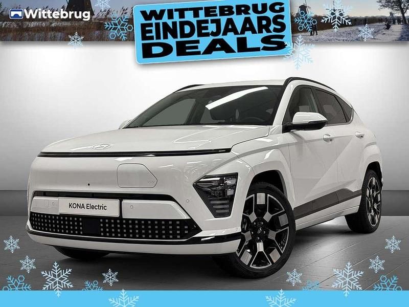 Wit Nieuw 2025 Hyundai Kona Premium SUV | € 38.425 (Goede deal) - Afbeelding 1/3