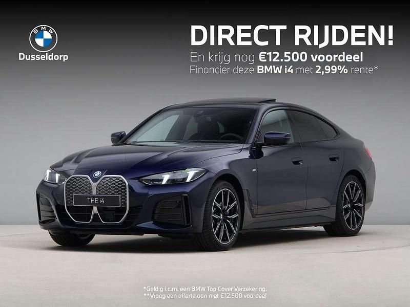 Blauw Nieuw 2025 BMW i4 M Sport Sedan | € 66.465 (Super prijs) - Afbeelding 1/4
